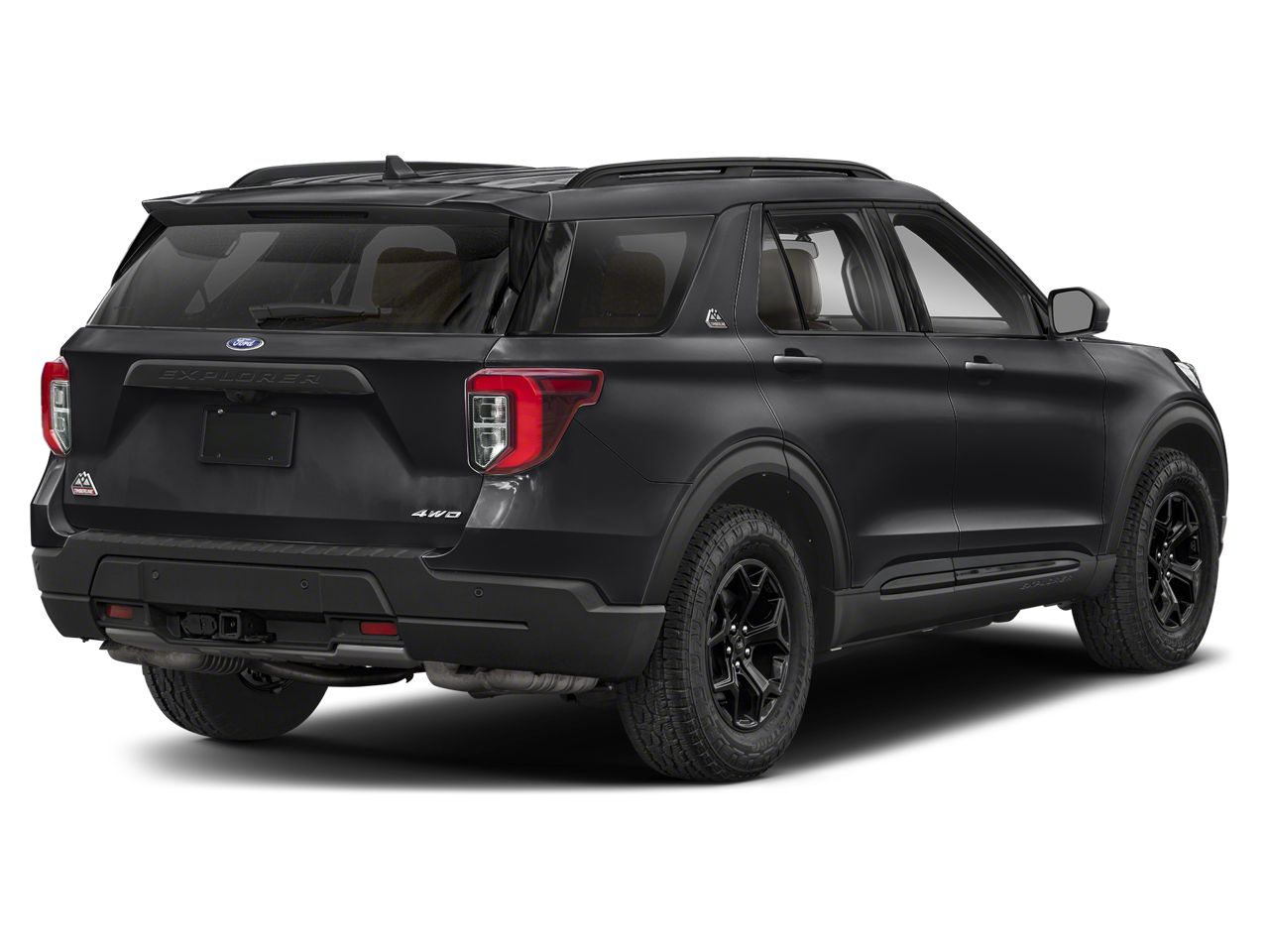 2022 Ford Explorer — rear three-quarter view