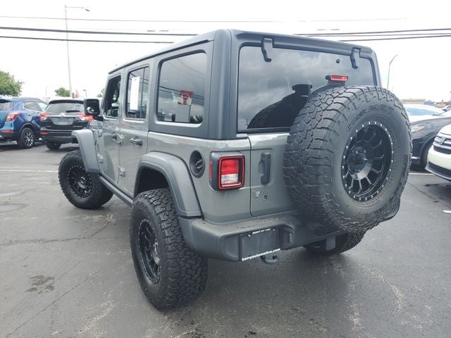 2018 Jeep Wrangler — rear three-quarter view