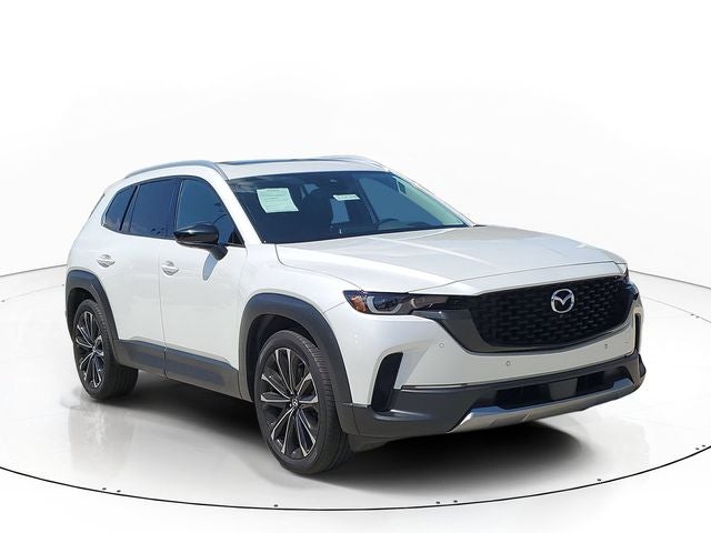 2023 Mazda Mazda CX-50 2.5 Turbo Premium Plus Package in Wind Chill Pearl — front three-quarter view