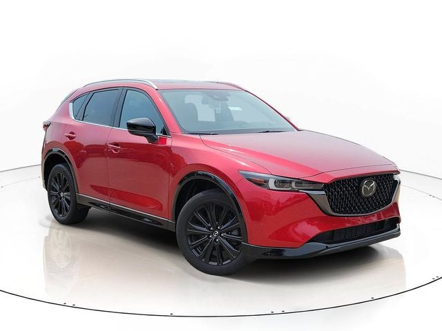2024 Mazda Mazda CX-5 2.5 Turbo Premium in Soul Red Crystal Metallic — front three-quarter view