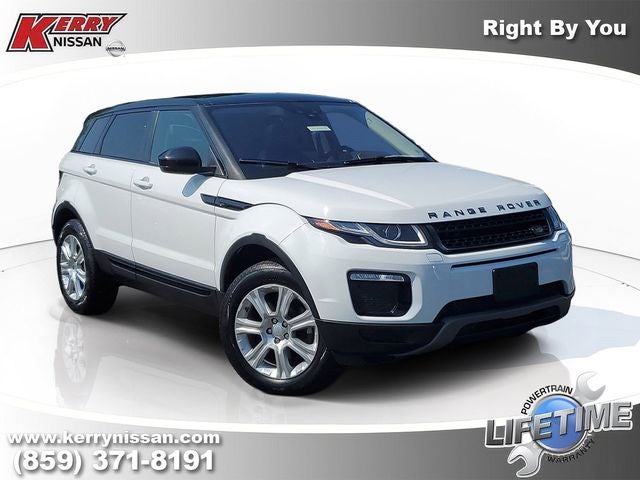 2016 Land Rover Range Rover Evoque SE in Santorini Black Metallic — front three-quarter view
